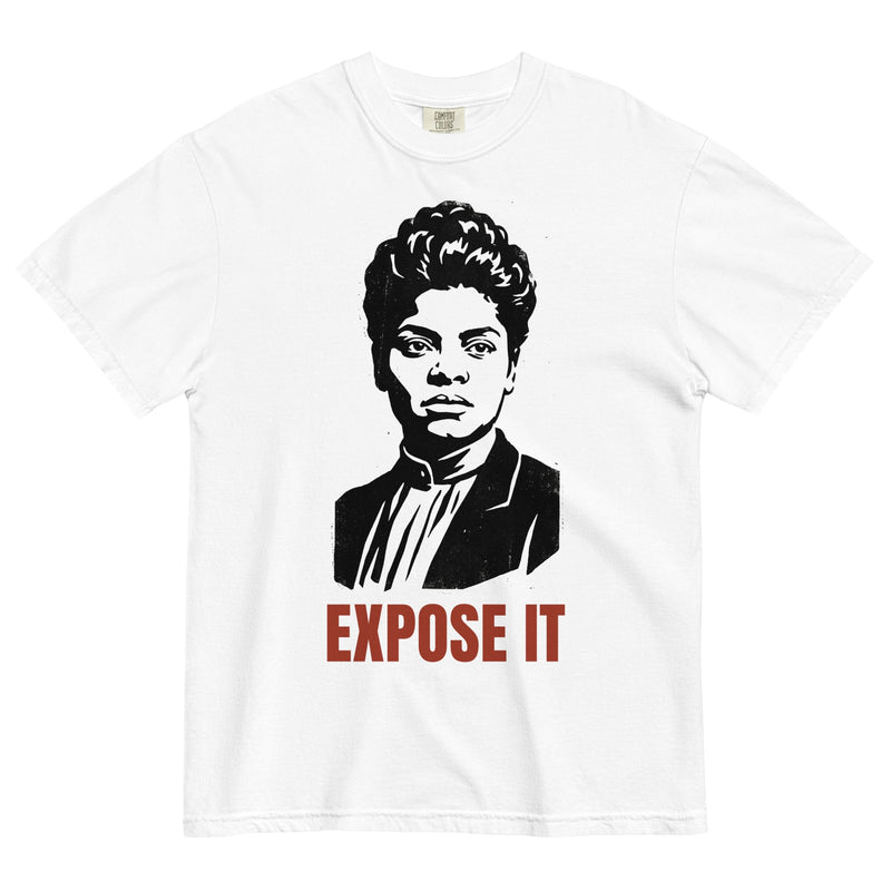 Ida B. Wells Expose It Black history portrait T-shirt