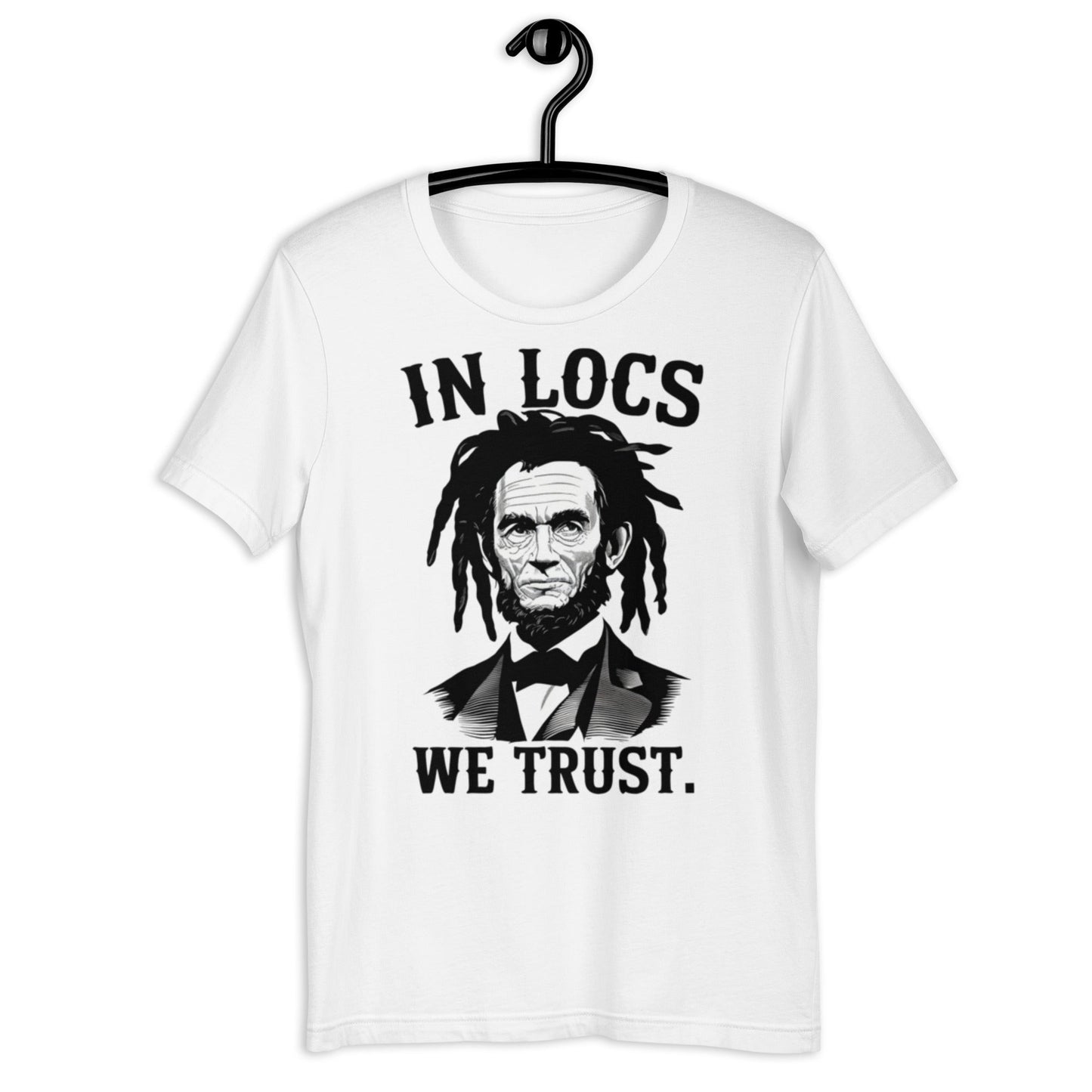 In Locs We Trust T-Shirt - Bold Black Apparel