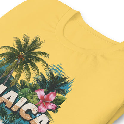 Jamaica Island Vibes T-Shirt - Bold Black Apparel