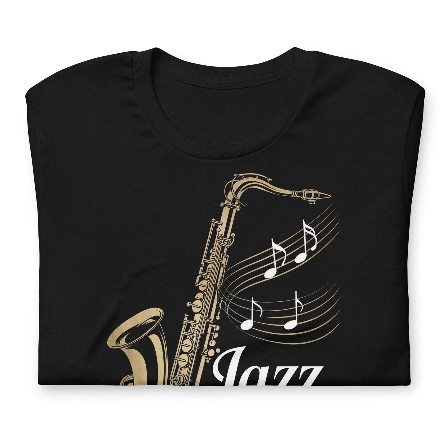 Jazz is Black T-Shirt - Bold Black Apparel