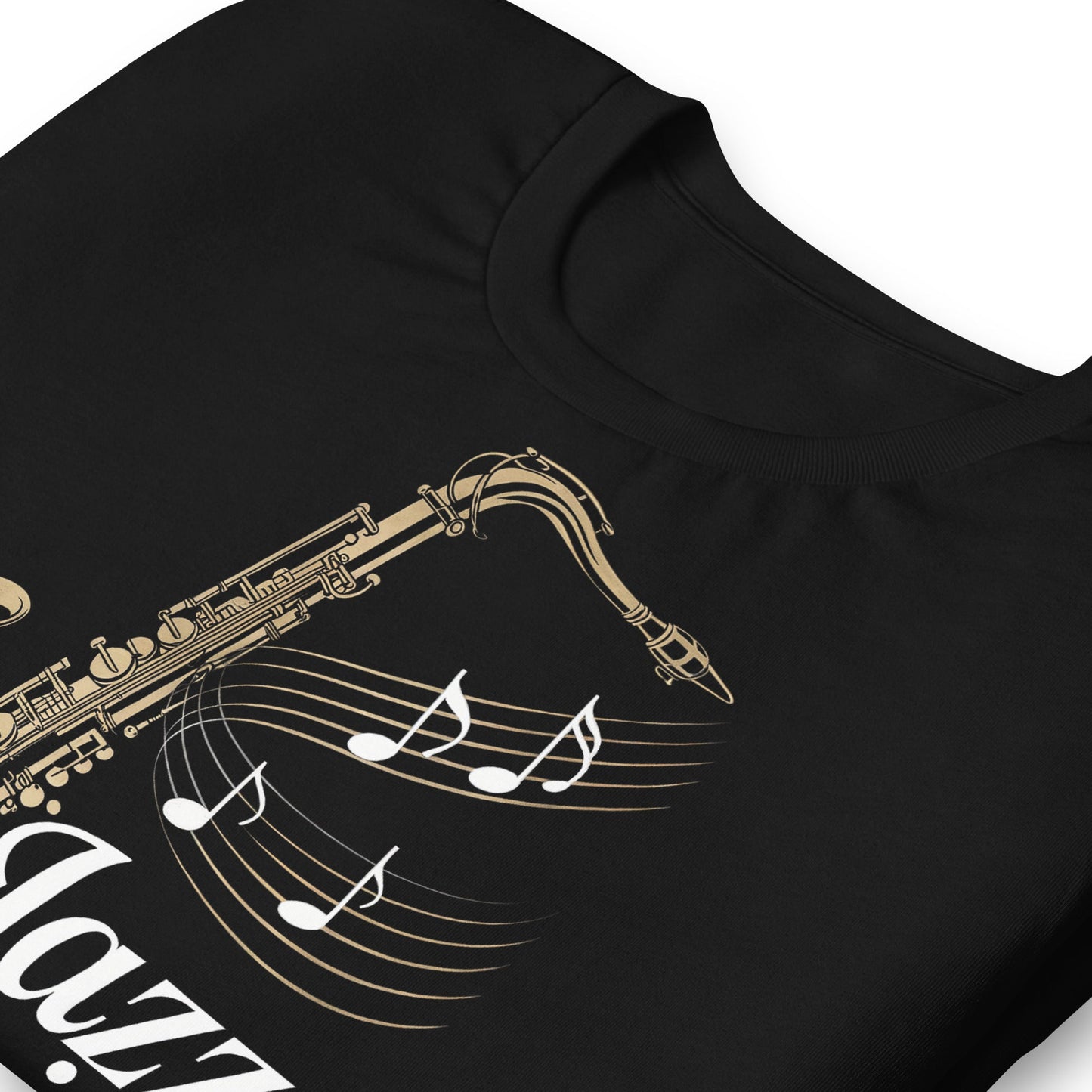 Jazz is Black T-Shirt - Bold Black Apparel