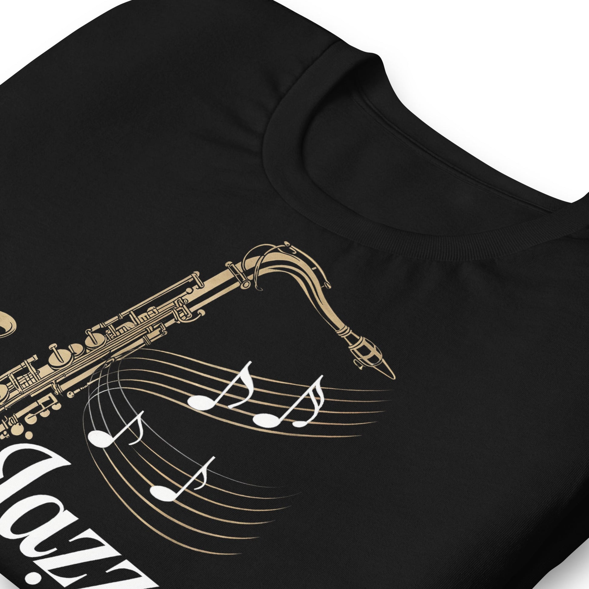 Jazz is Black T-Shirt - Bold Black Apparel