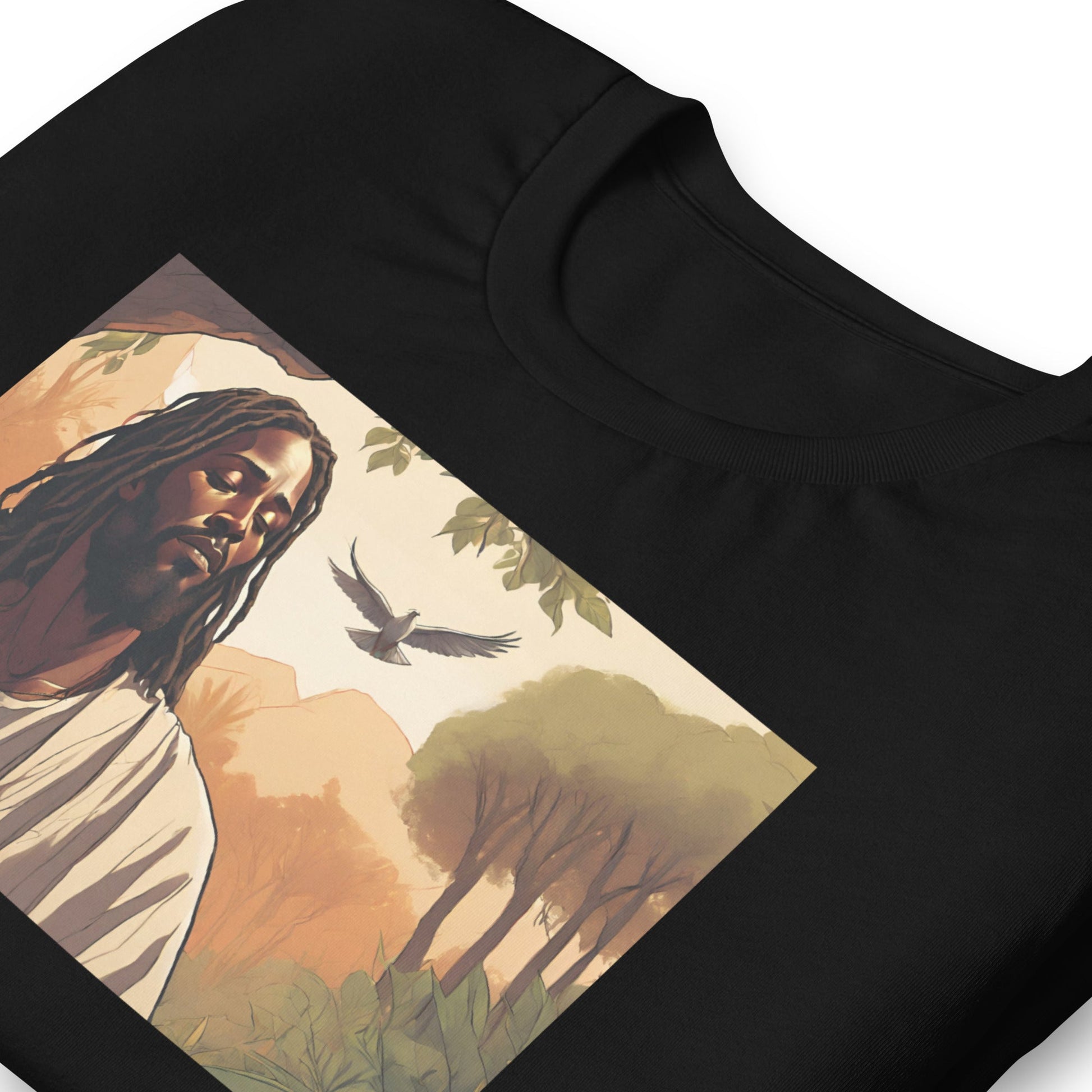 Jesus in Color T-Shirt - Bold Black Apparel