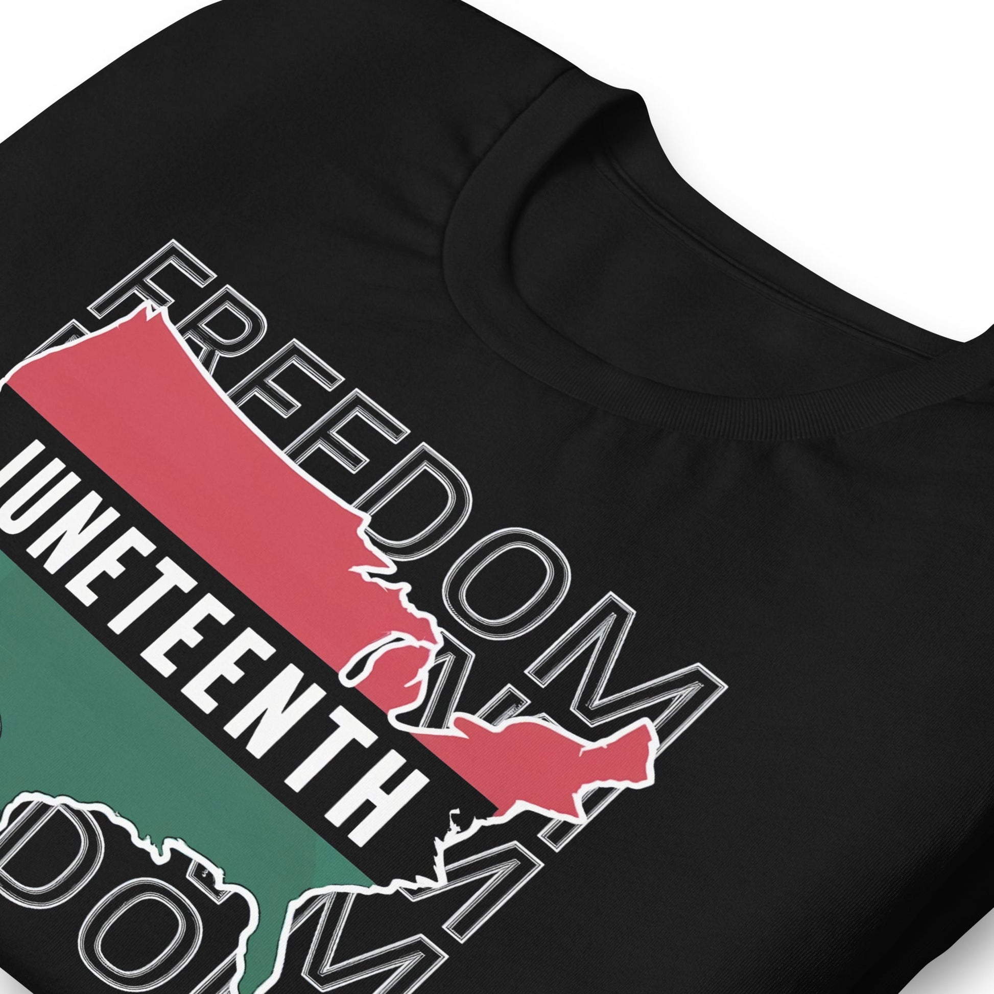 Juneteenth America Freedom T-Shirt - Bold Black Apparel