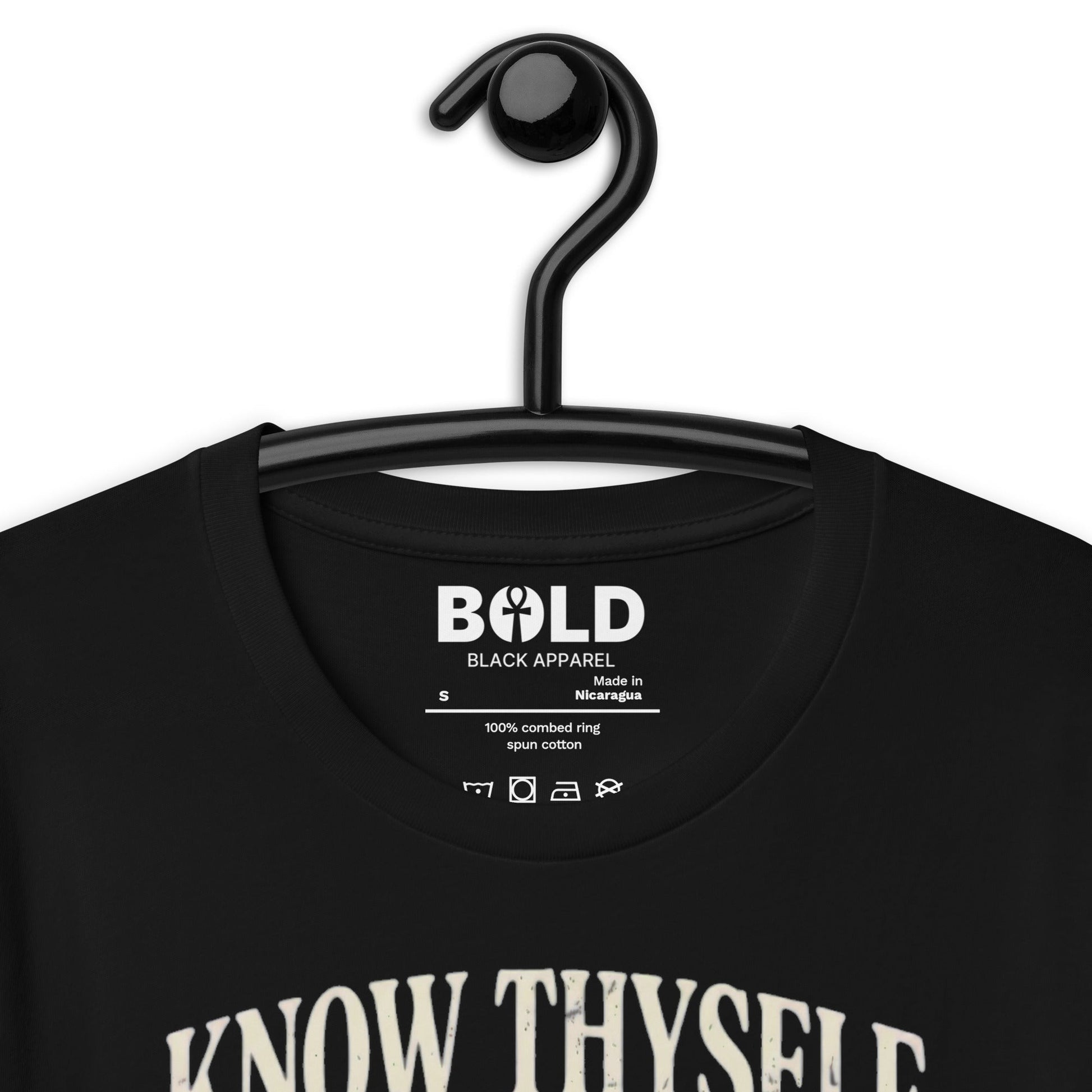Know Thyself T-Shirt - Bold Black Apparel