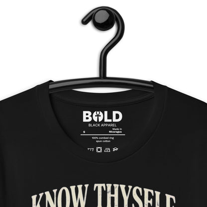 Know Thyself T-Shirt - Bold Black Apparel