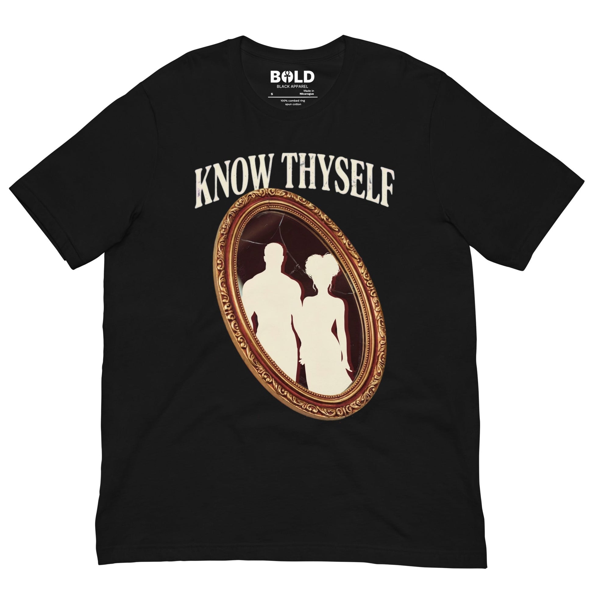 Know Thyself T-Shirt - Bold Black Apparel