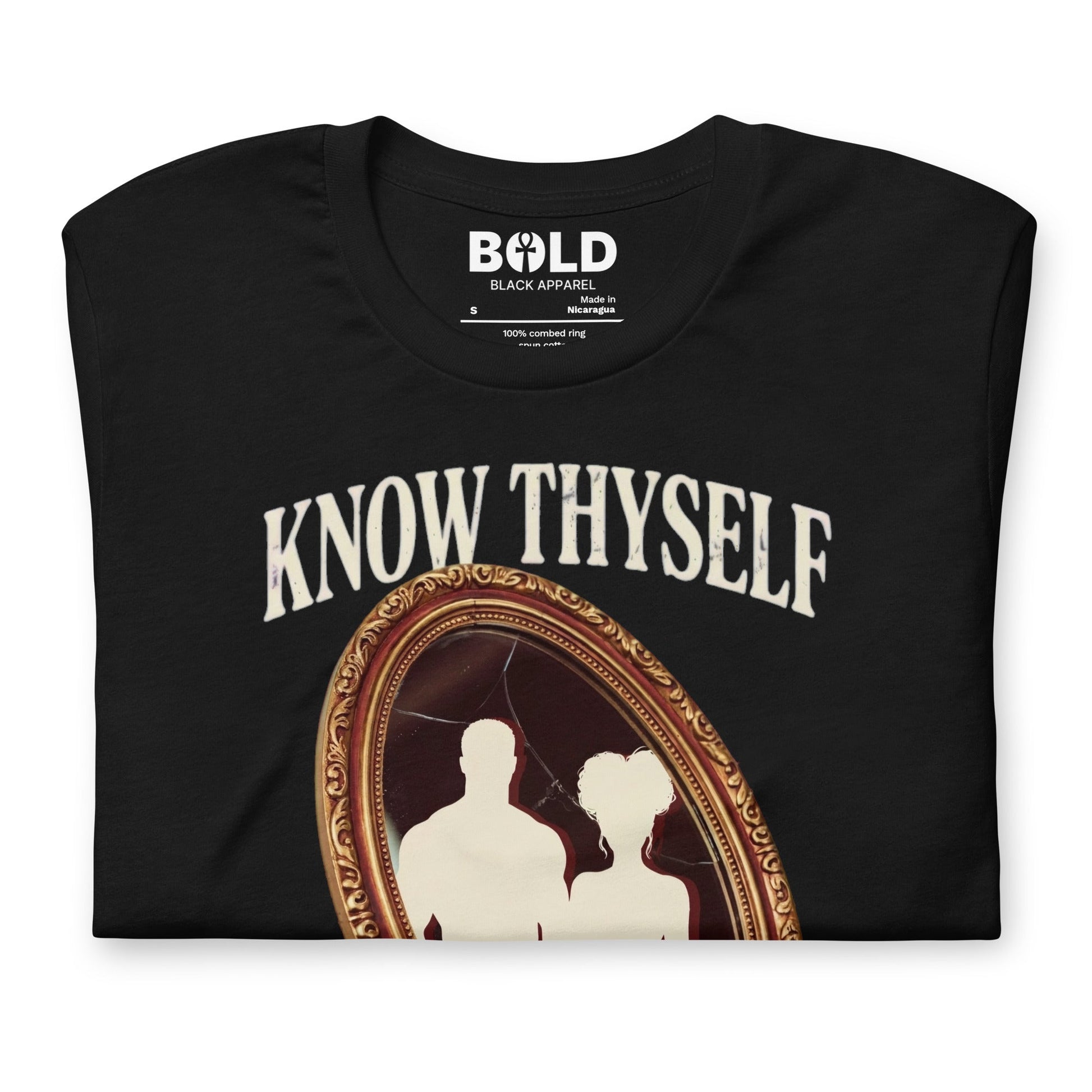 Know Thyself T-Shirt - Bold Black Apparel