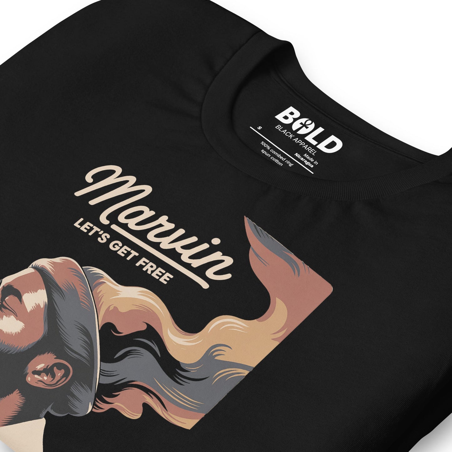 Let’s Get Free T-Shirt - Bold Black Apparel