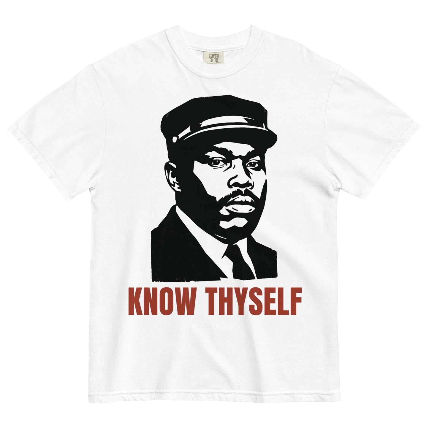 Marcus Garvey Know Thyself T-Shirt - Bold Black Apparel