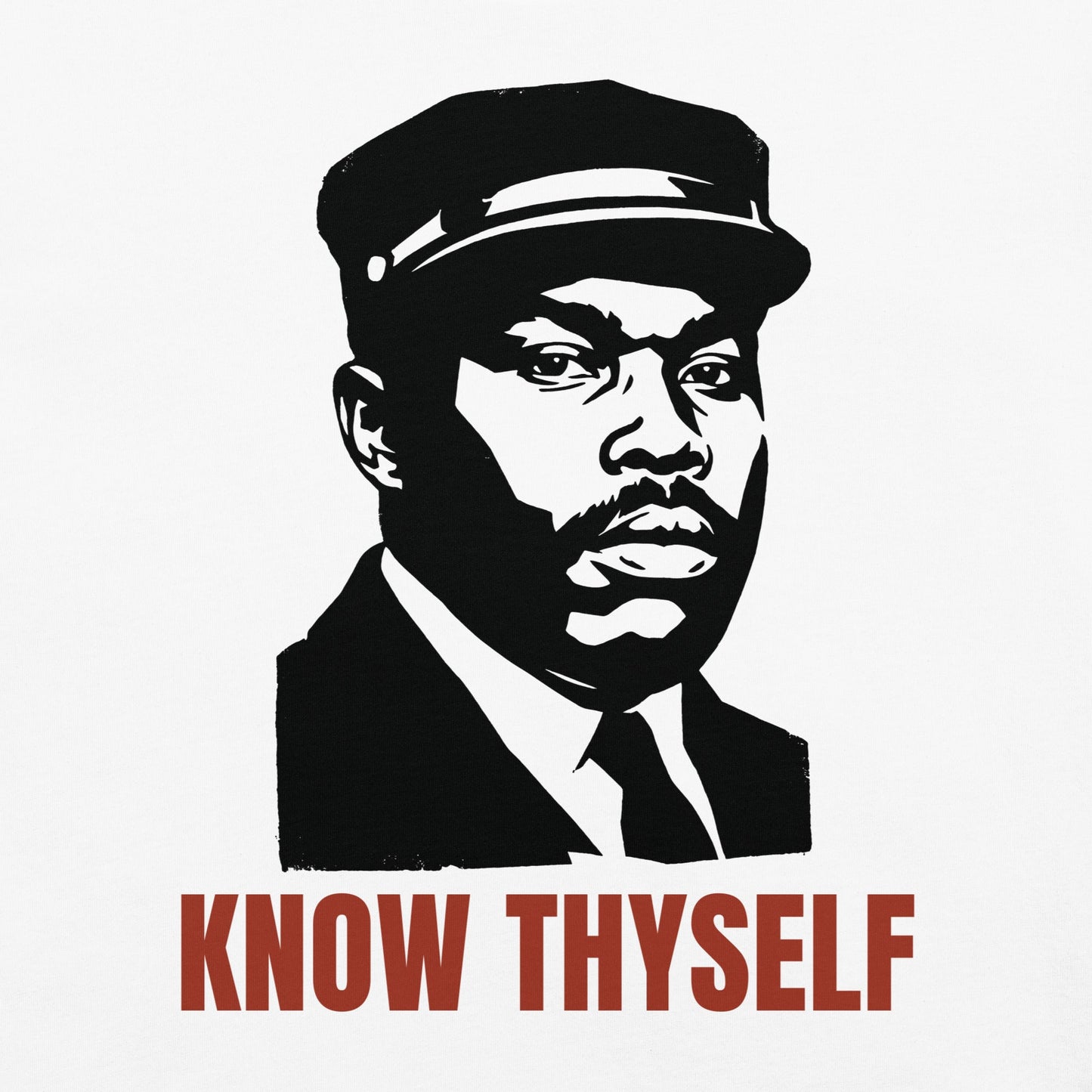Marcus Garvey Know Thyself T-Shirt - Bold Black Apparel