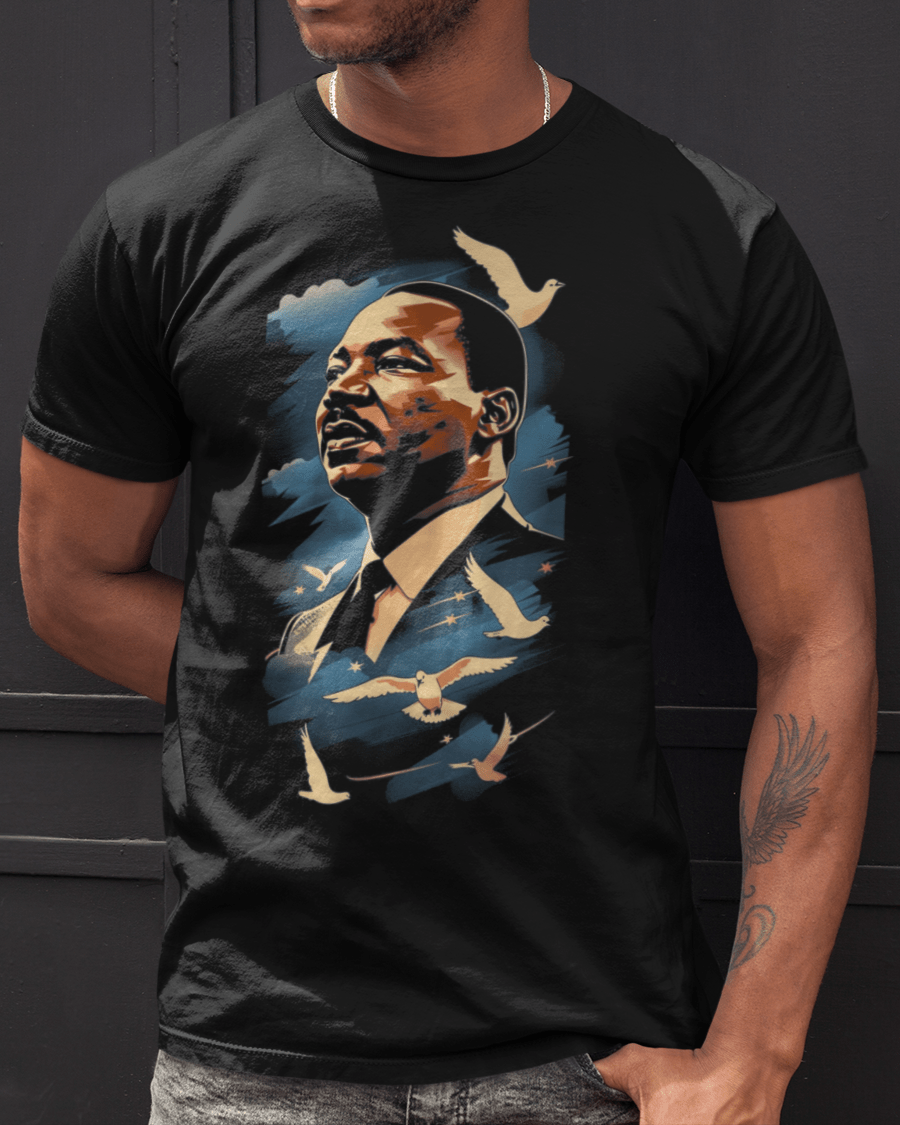 Martin Luther King Jr. T-Shirt - Bold Black Apparel