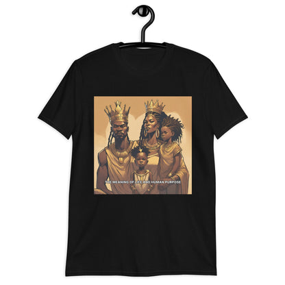 Meaning of Life Black Royal Family T-Shirt - Bold Black Apparel