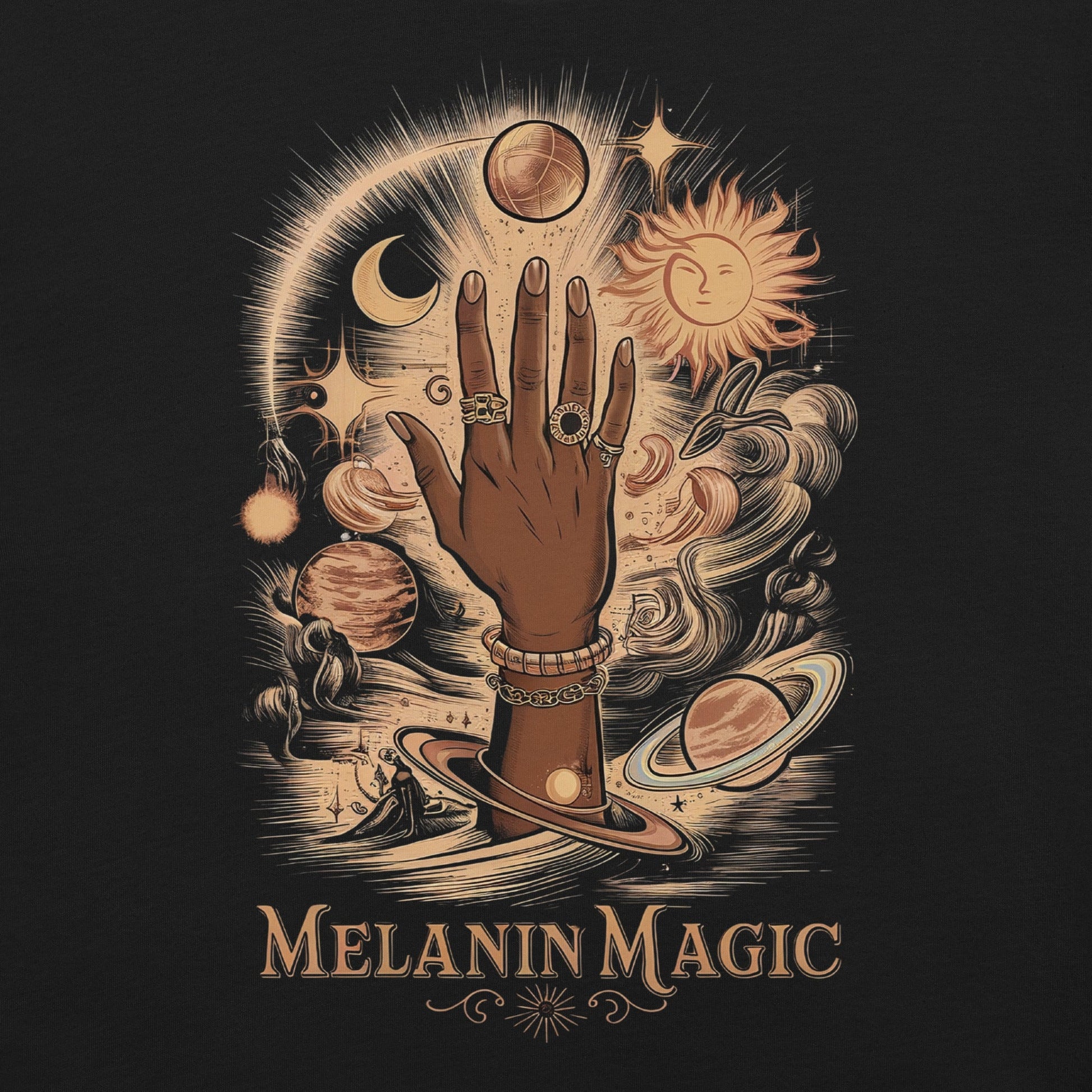 Melanin Magic T-Shirt - Bold Black Apparel