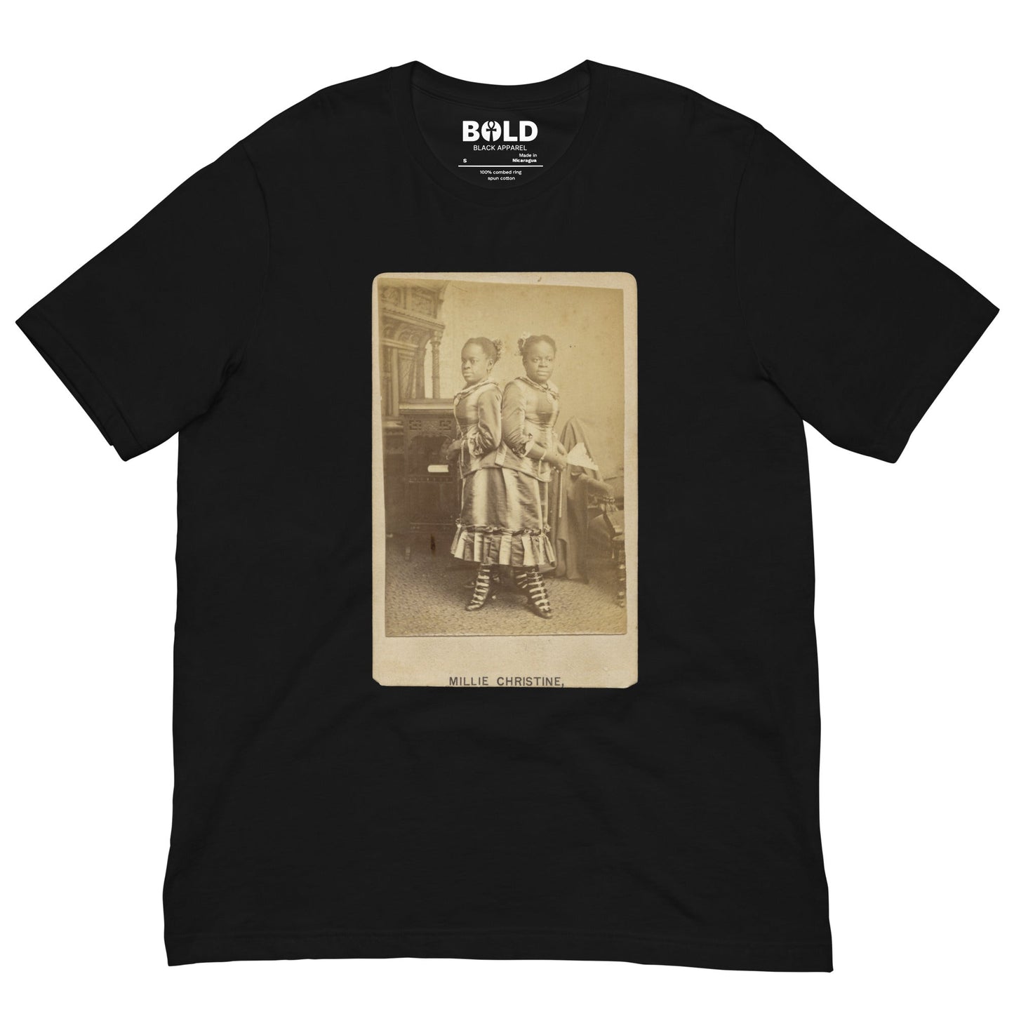 Millie and Christine McCoy T-Shirt - Bold Black Apparel