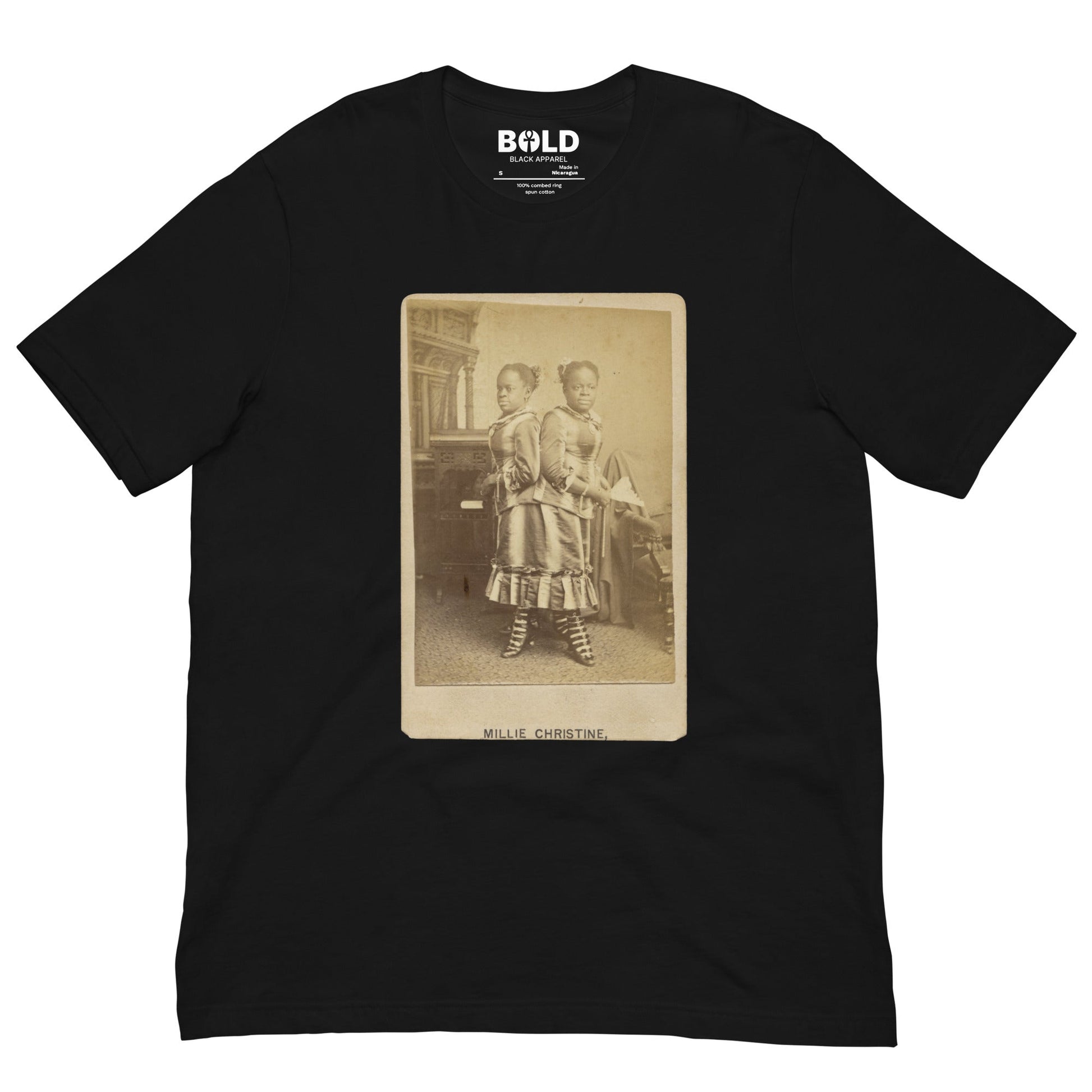 Millie and Christine McCoy T-Shirt - Bold Black Apparel