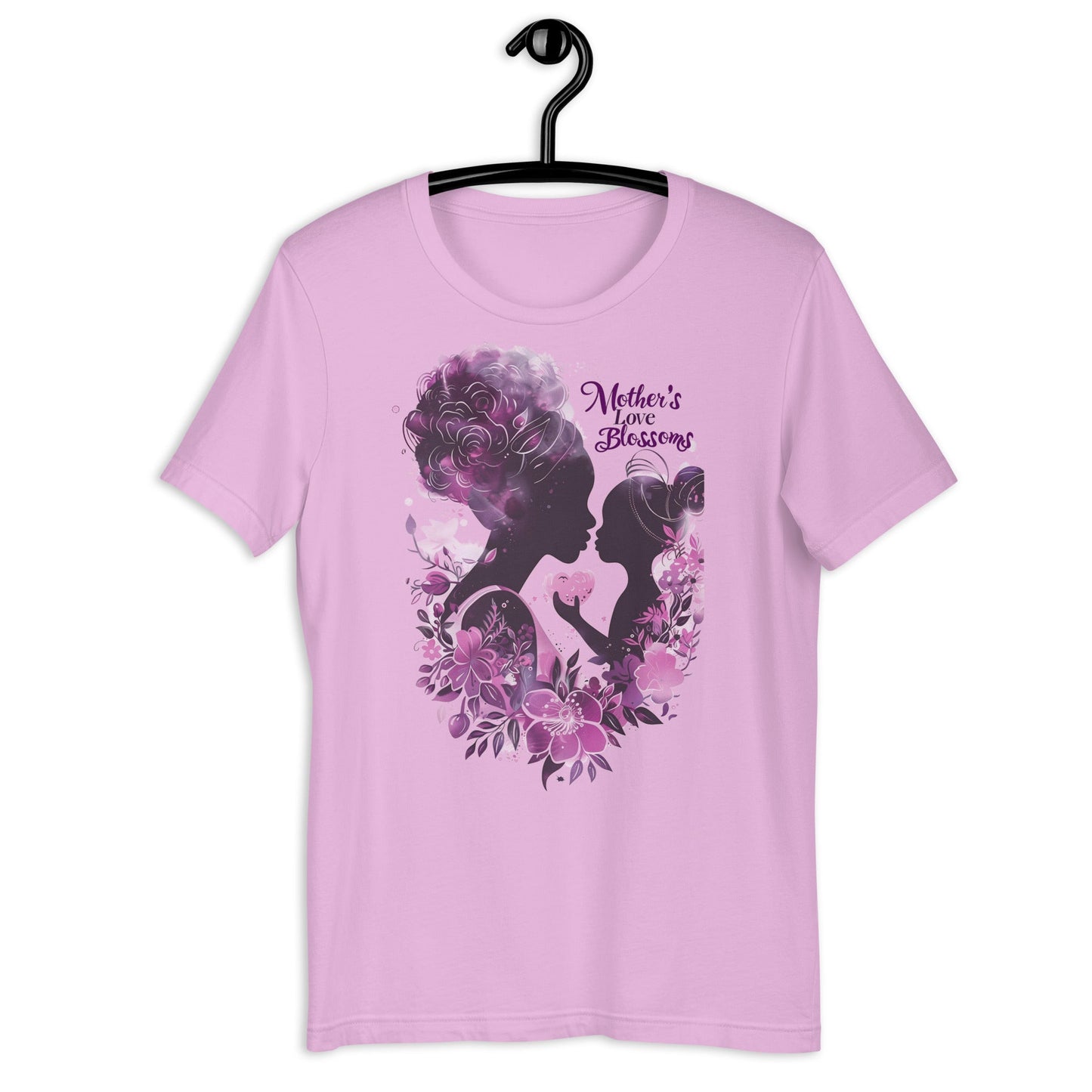 Mother's Love Black Mom & Daughter T-Shirt - Bold Black Apparel