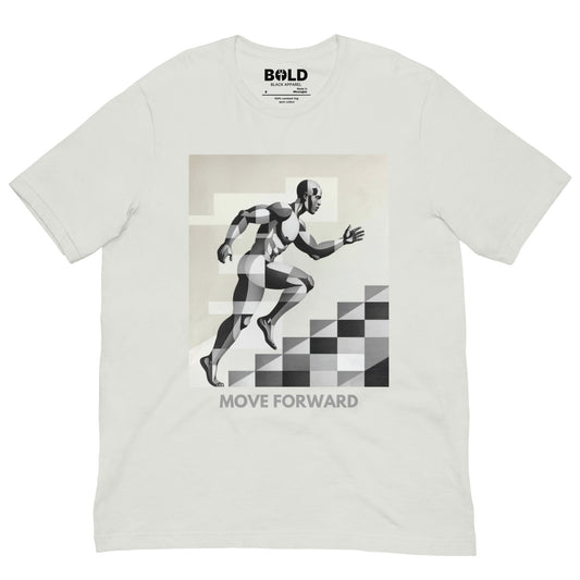 Move Forward T-Shirt - Bold Black Apparel