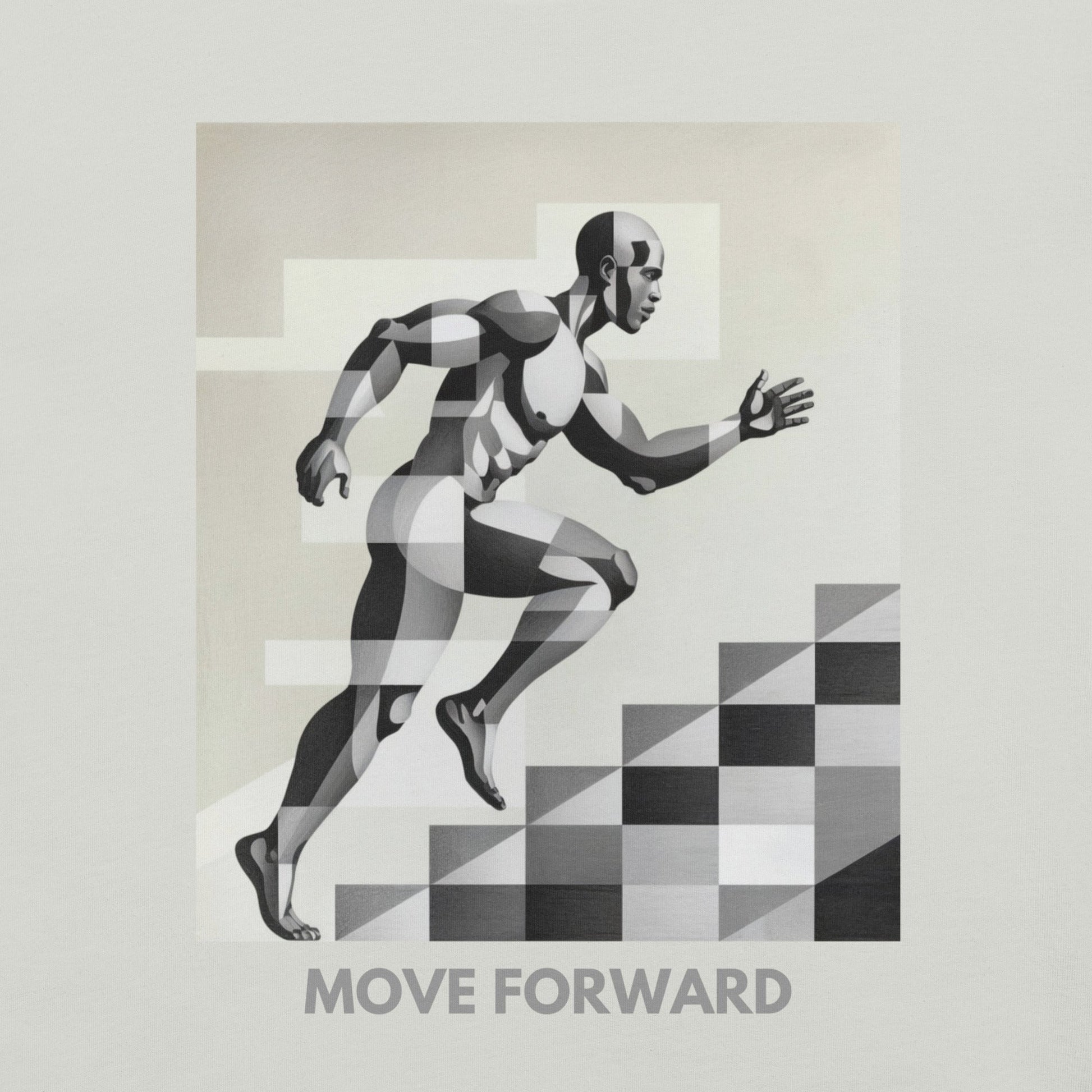 Move Forward T-Shirt - Bold Black Apparel