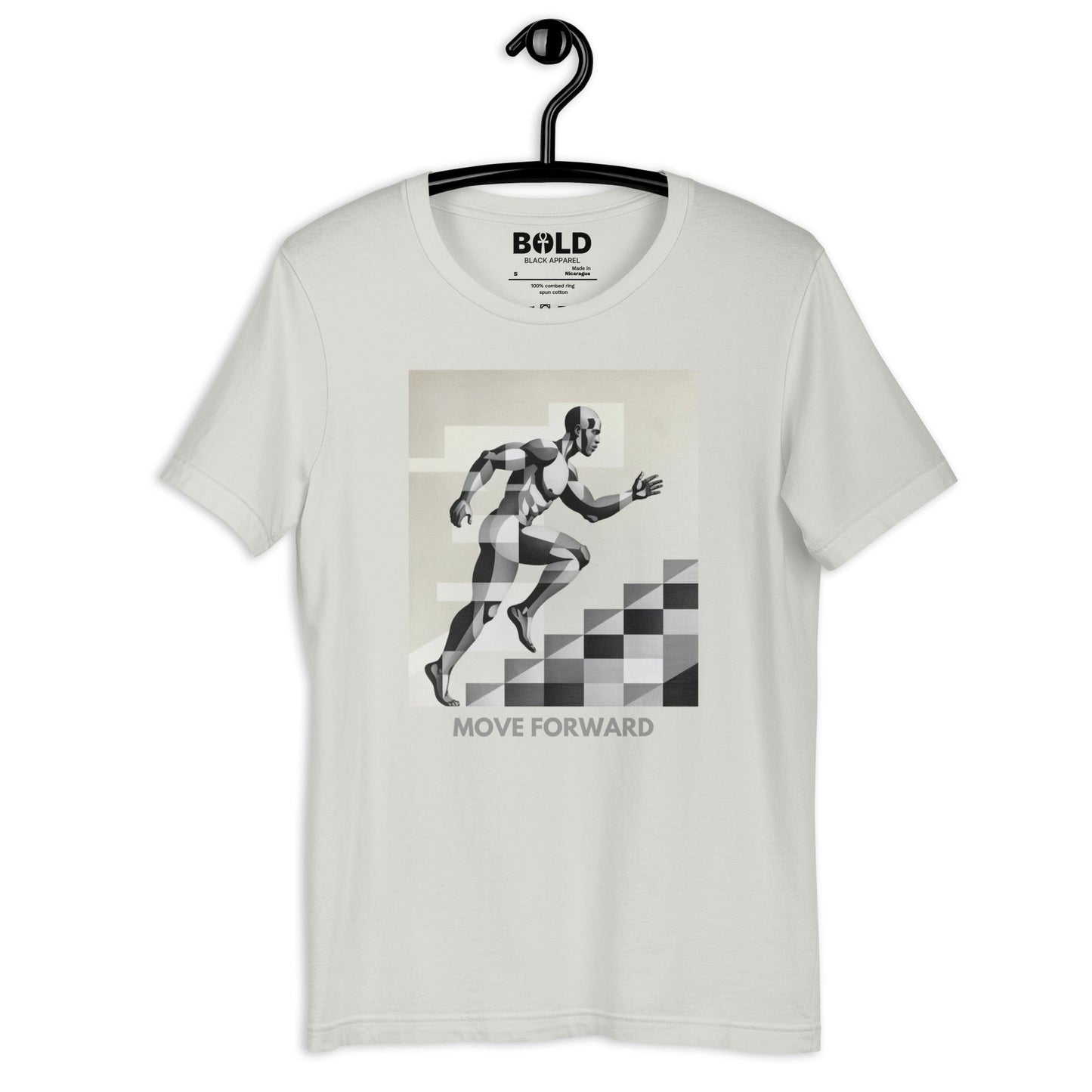 Move Forward T-Shirt - Bold Black Apparel