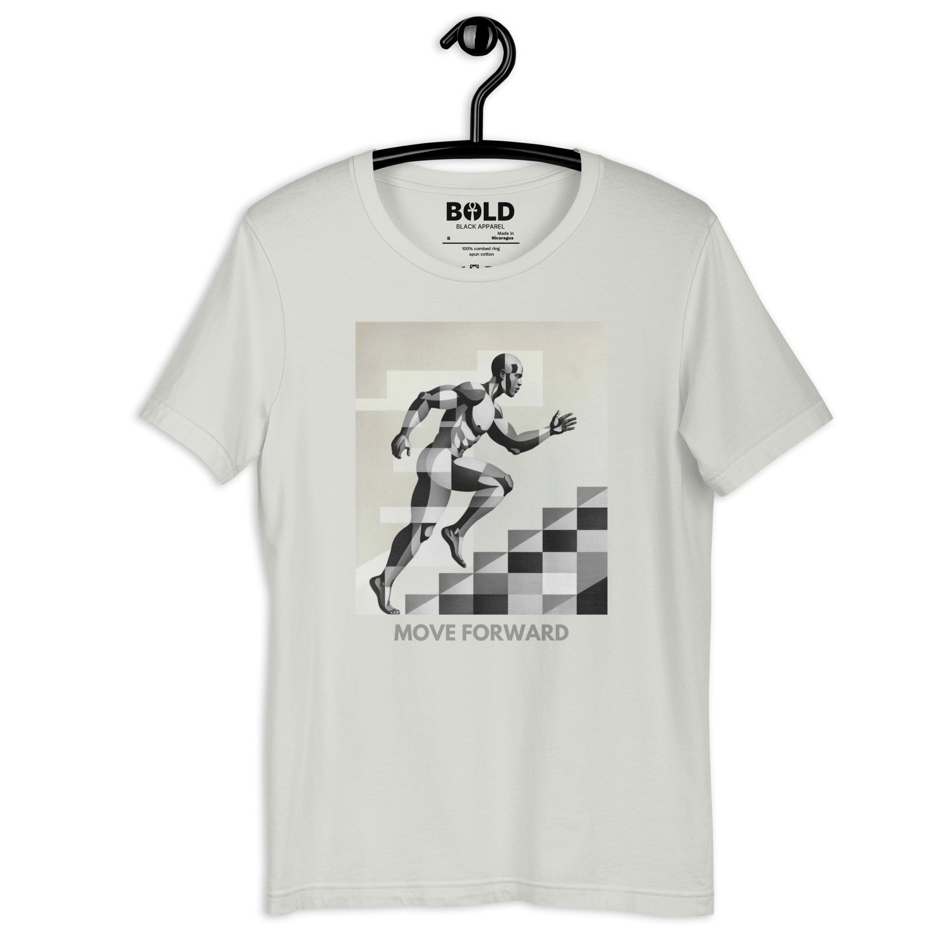 Move Forward T-Shirt - Bold Black Apparel