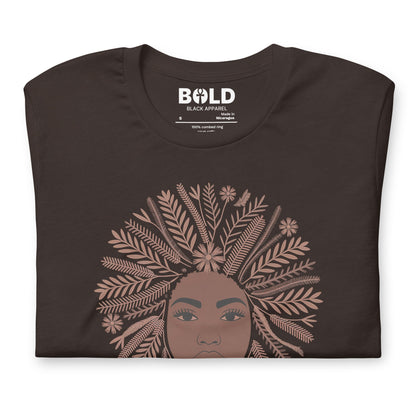 Naturally Melanated T-Shirt - Bold Black Apparel