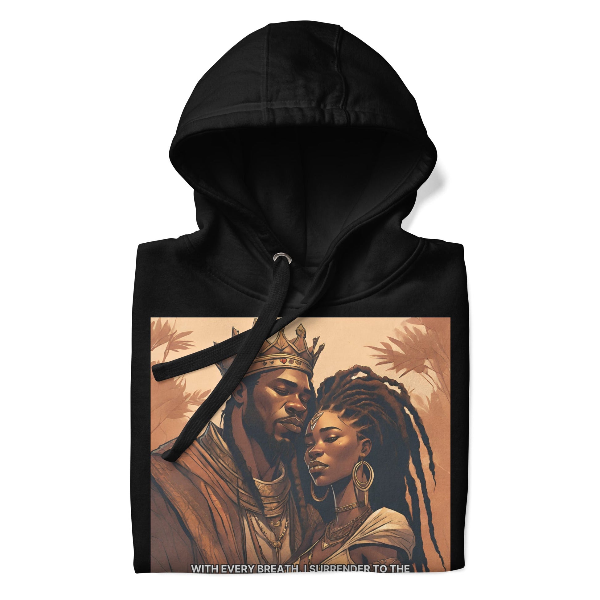 Nature of Love Premium Hoodie - Bold Black Apparel