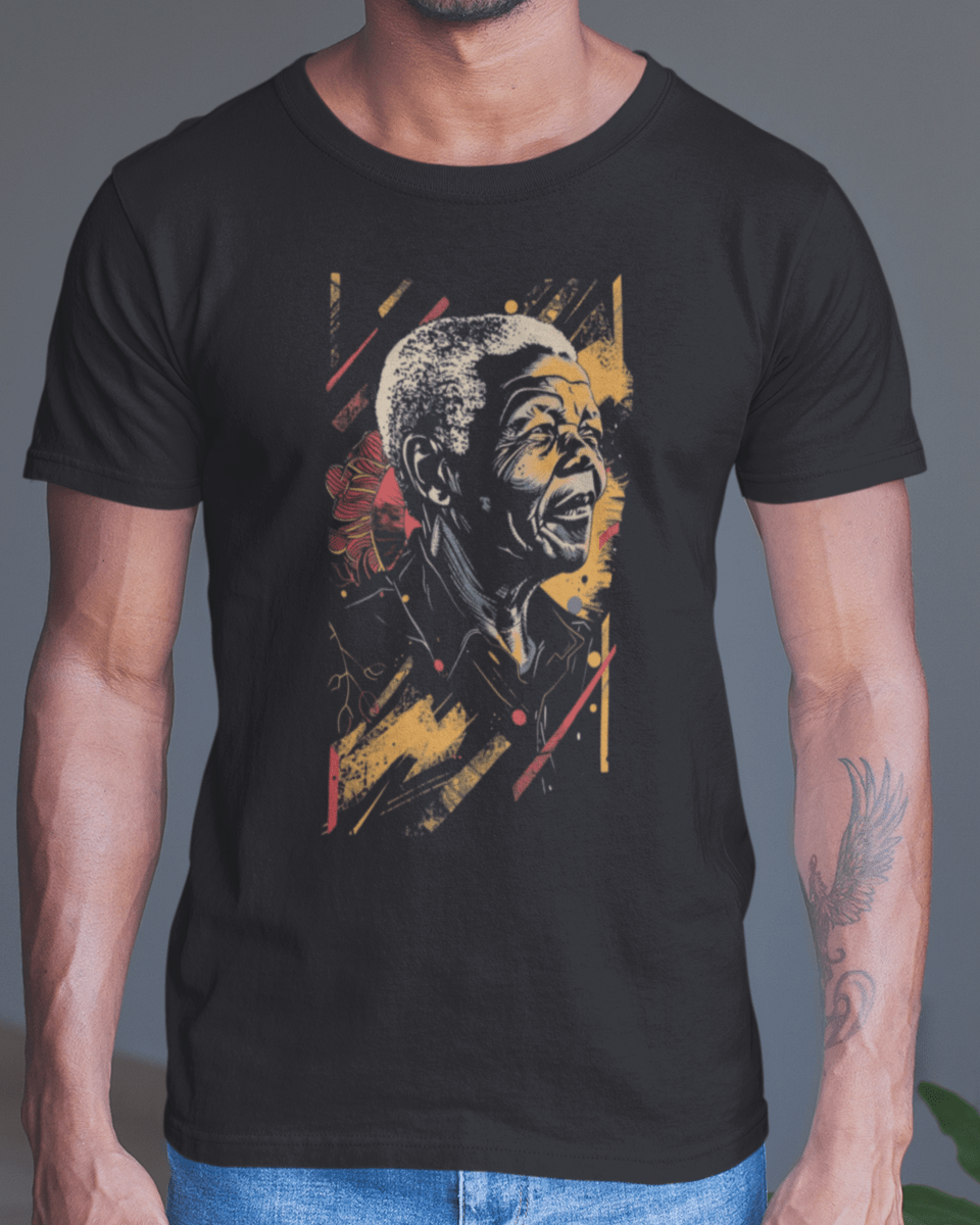 Nelson Mandela T-Shirt - Bold Black Apparel