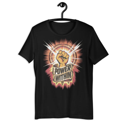 Power Within T-Shirt - Bold Black Apparel