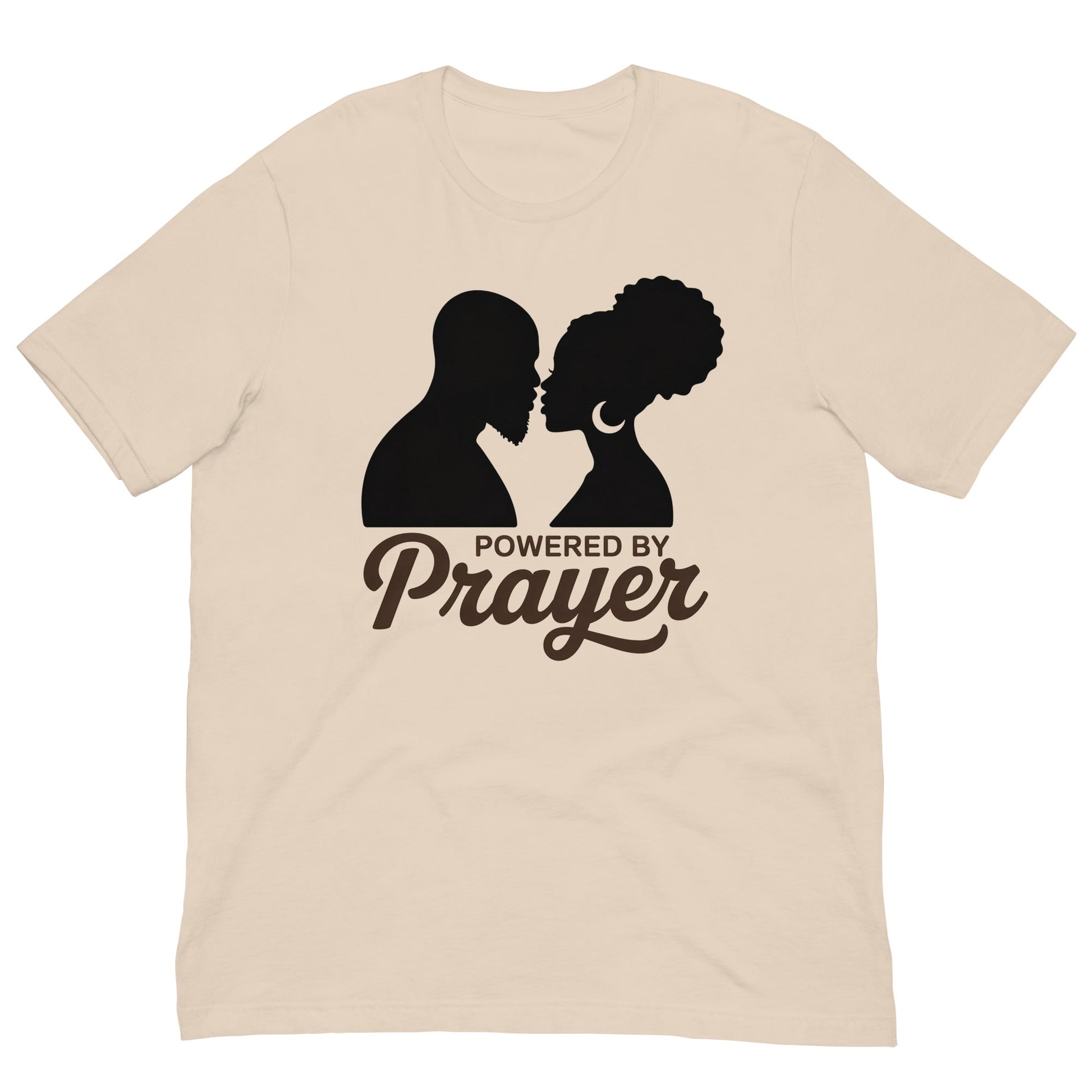 Powered by Prayer T-Shirt - Bold Black Apparel
