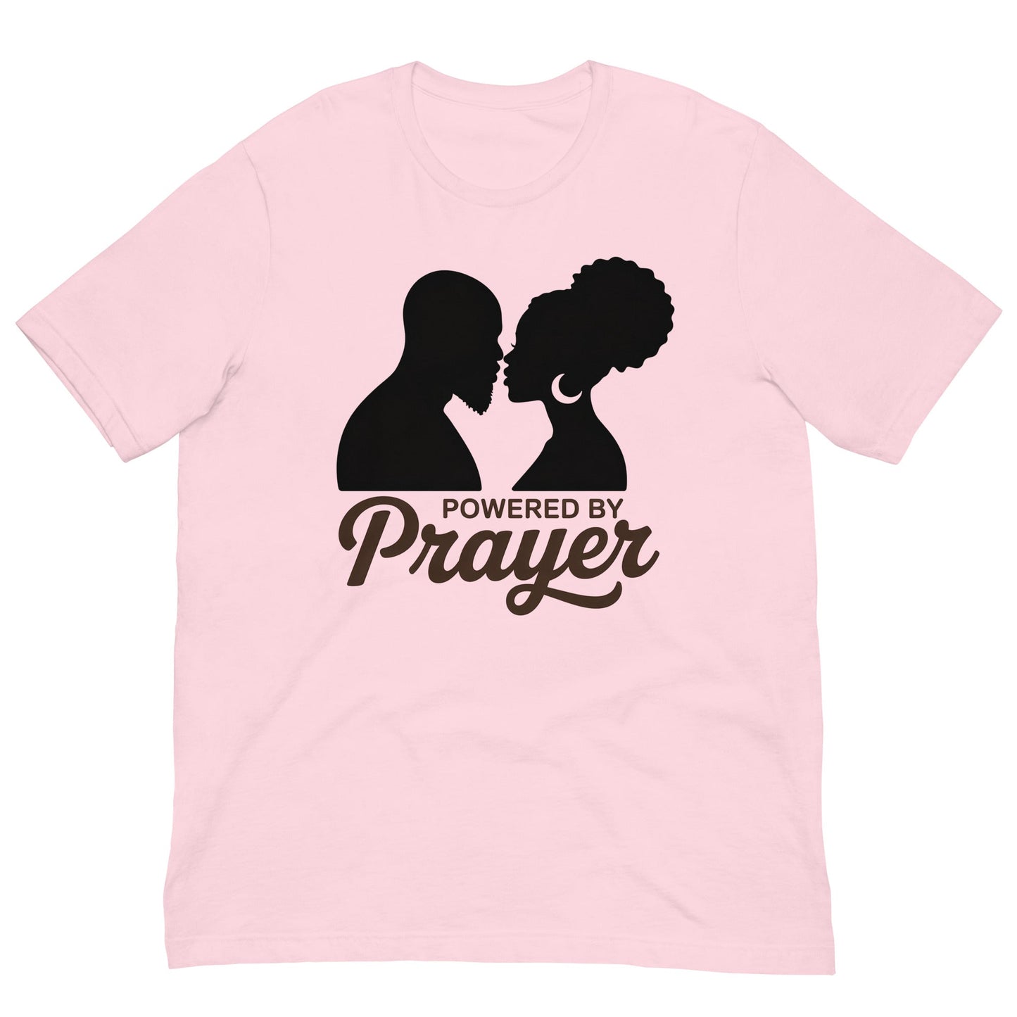 Powered by Prayer T-Shirt - Bold Black Apparel