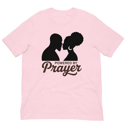Powered by Prayer T-Shirt - Bold Black Apparel