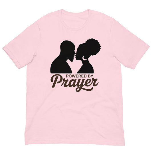 Powered by Prayer T-Shirt - Bold Black Apparel