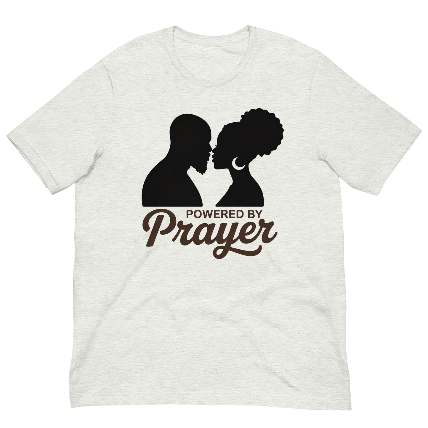 Powered by Prayer T-Shirt - Bold Black Apparel