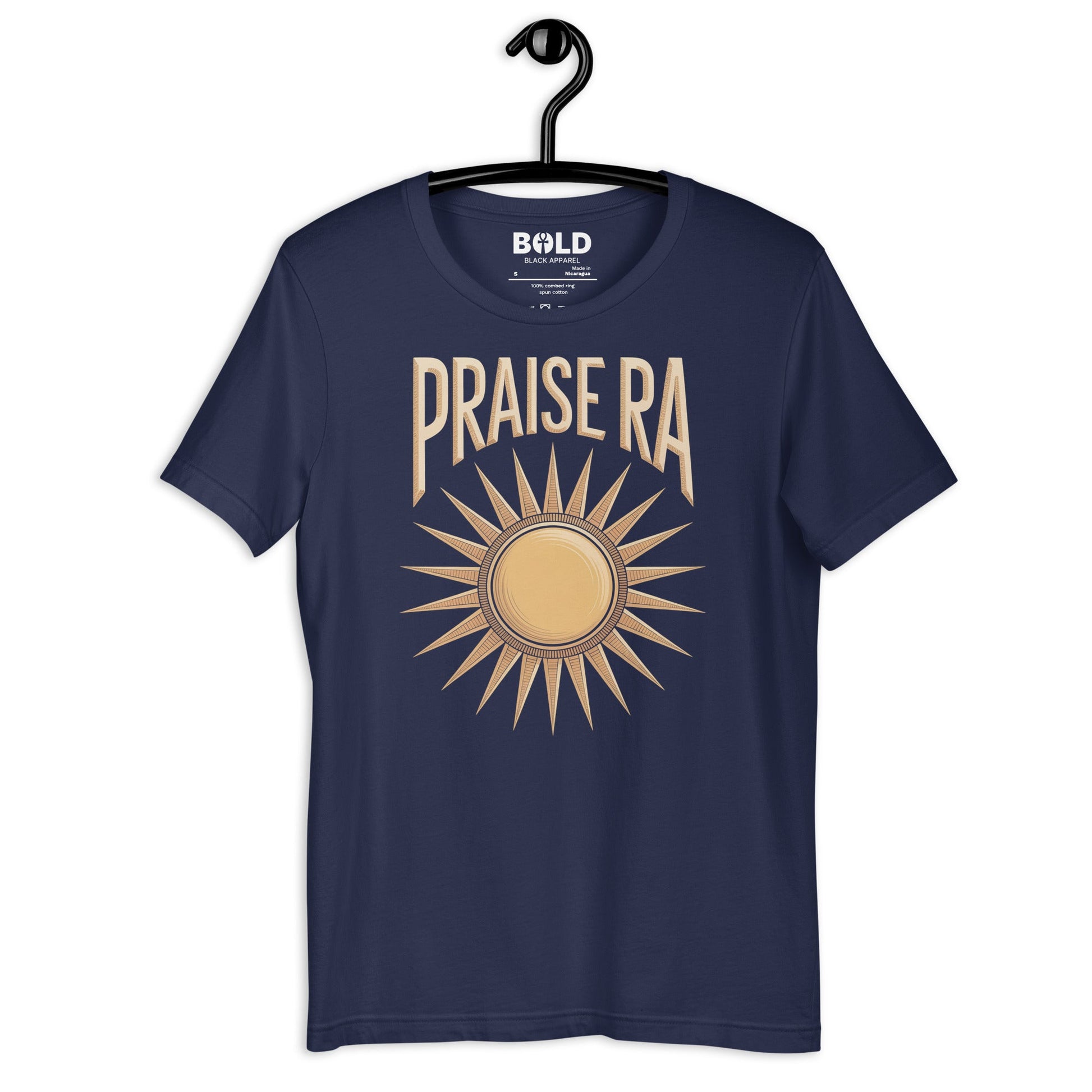 Praise Ra T-Shirt - Bold Black Apparel