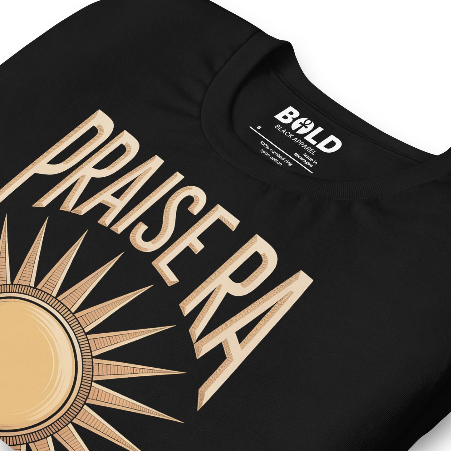 Praise Ra T-Shirt - Bold Black Apparel