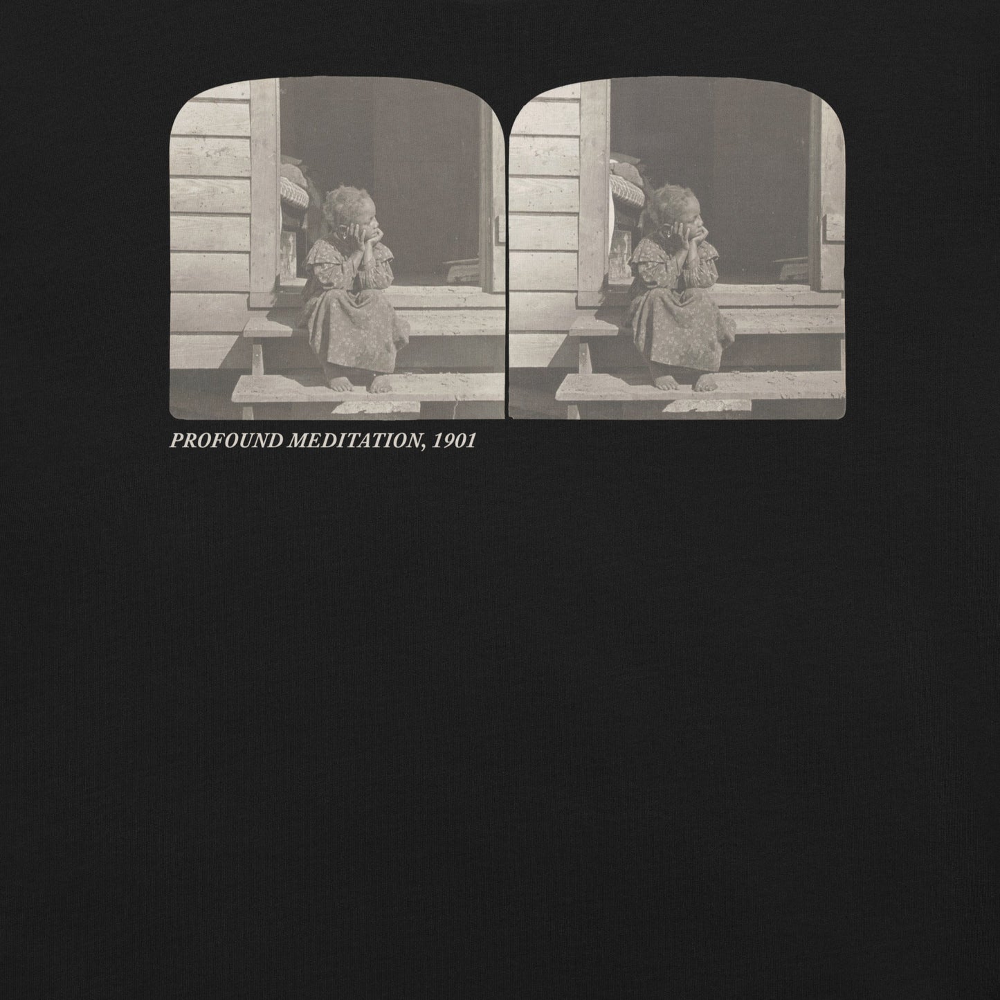 Profound Meditation T-Shirt - Bold Black Apparel