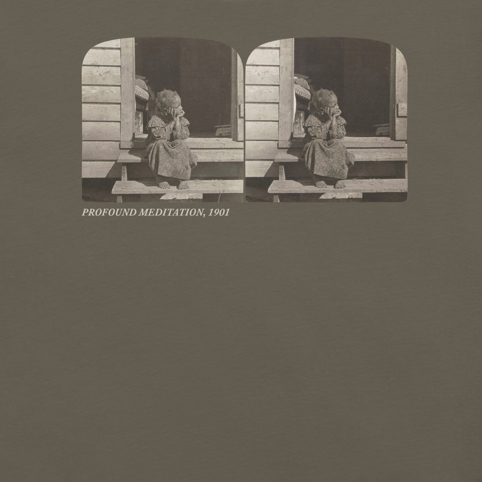 Profound Meditation T-Shirt - Bold Black Apparel