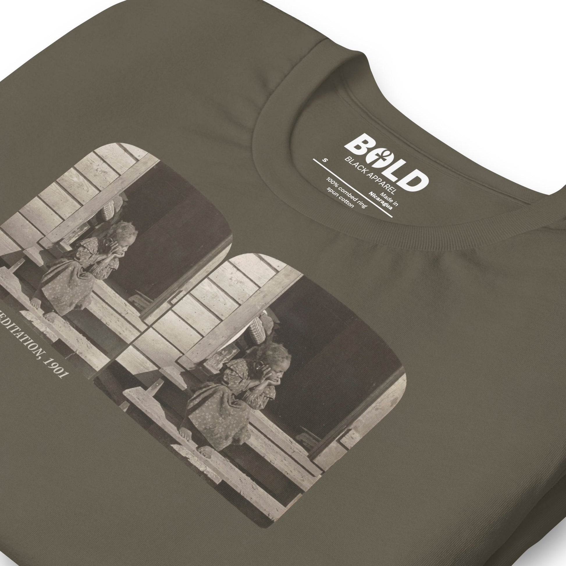 Profound Meditation T-Shirt - Bold Black Apparel