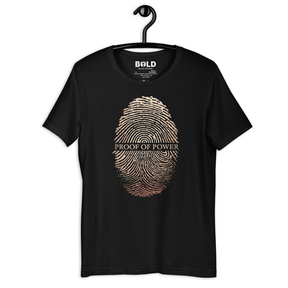 Proof of Power Melanin T-Shirt - Bold Black Apparel