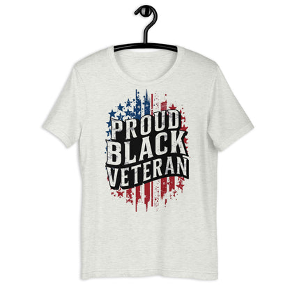 Proud Black Veteran T-Shirt - Bold Black Apparel