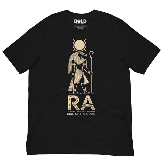 Ra God of the Sun T-Shirt - Bold Black Apparel