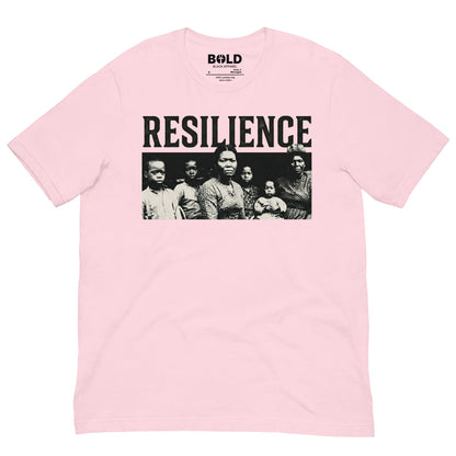 Resilience Black Family Portrait T-Shirt - Bold Black Apparel