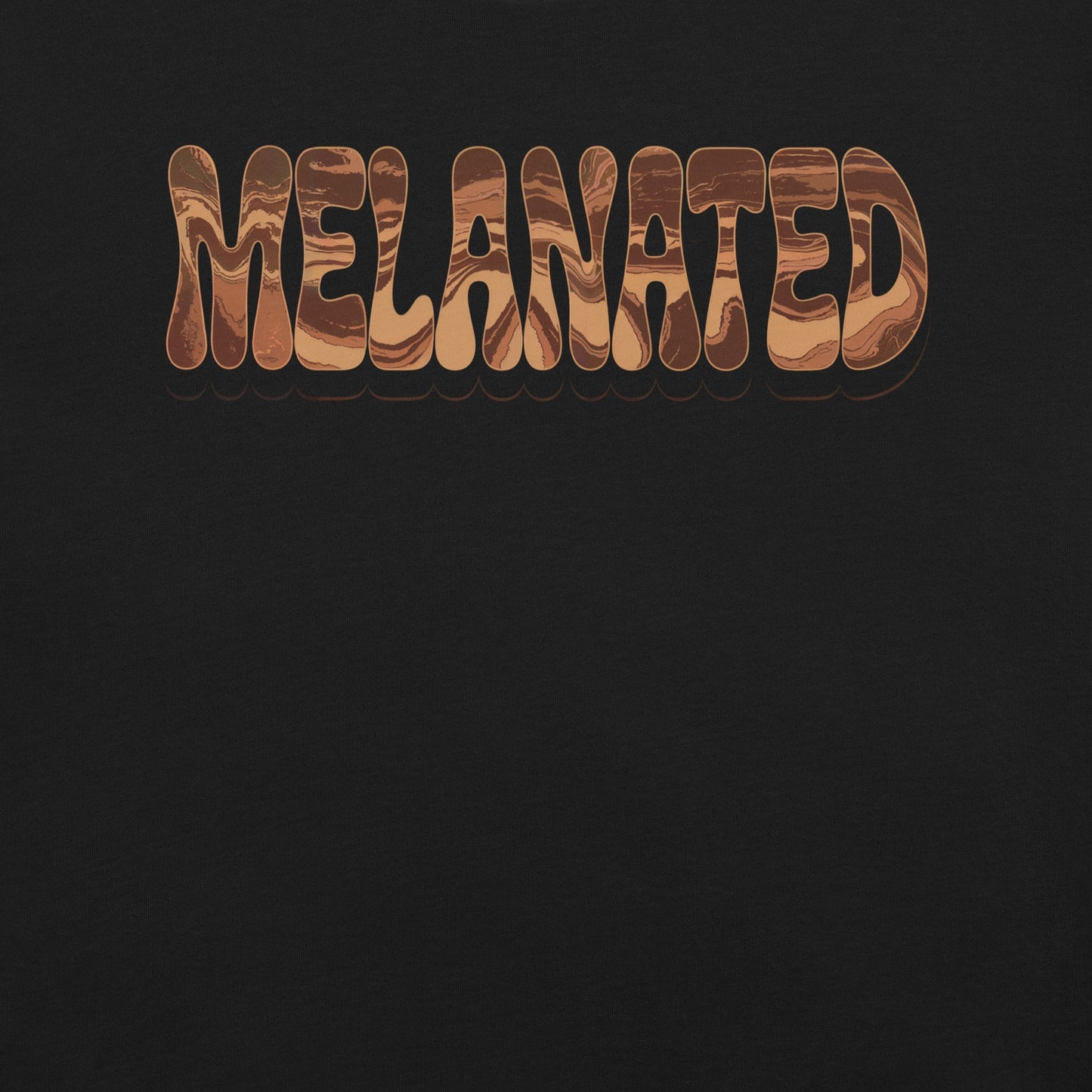 Retro Melanated T-Shirt - Bold Black Apparel