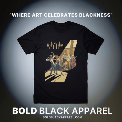 Rhythm Juke Joint T-Shirt - Bold Black Apparel