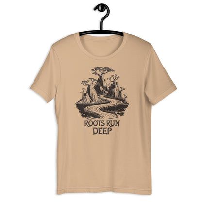 Roots Run Deep T-Shirt - Bold Black Apparel