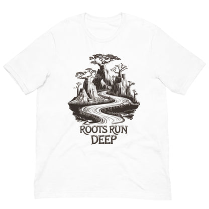 Roots Run Deep T-Shirt - Bold Black Apparel