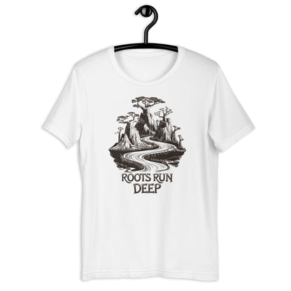 Roots Run Deep T-Shirt - Bold Black Apparel