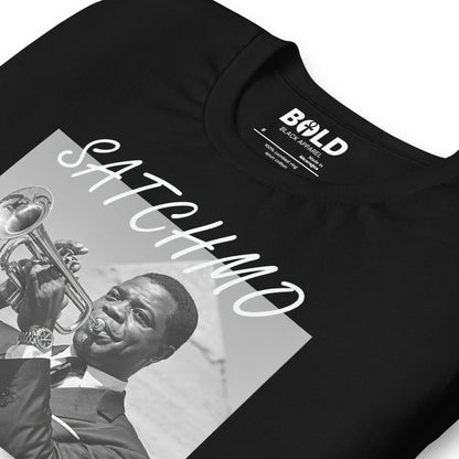 Satchmo Egypt 1961 T-Shirt - Bold Black Apparel