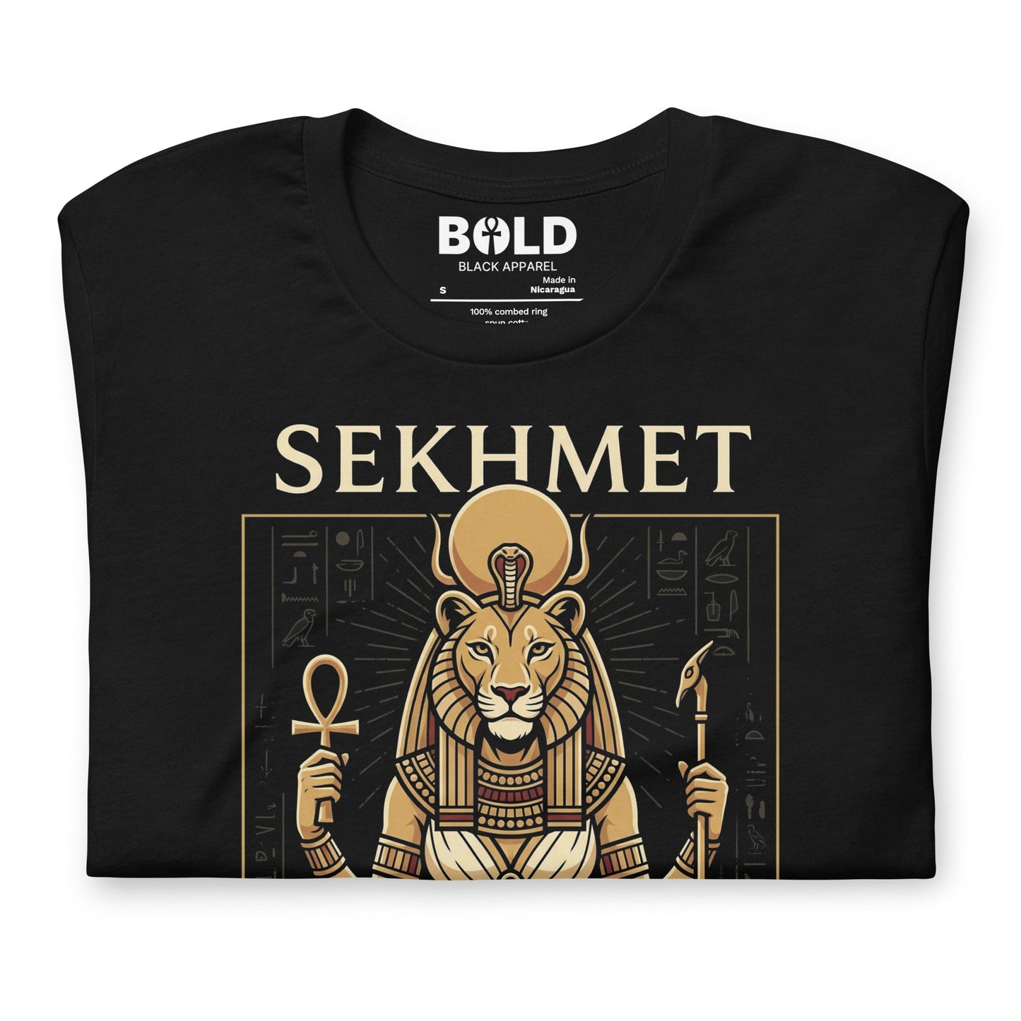 Sekhmet T-Shirt - Bold Black Apparel